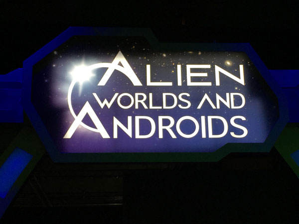 The Alien Worlds and Androids exhibit at the St. Louis Science Center.