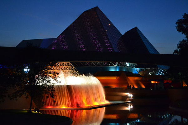 EPCOT Center includes many brilliant structures like the Imagination pavilion.