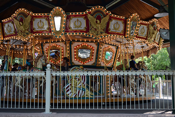 The classic Carousel at Grant's Farm is maintained very well.