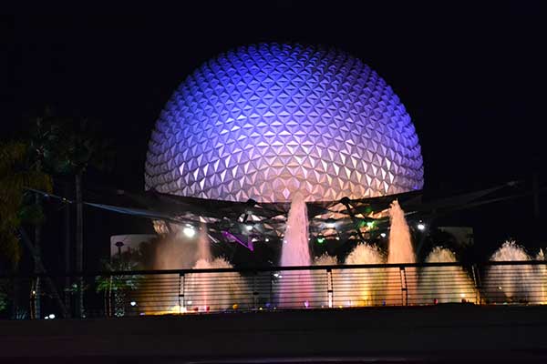 EPCOT's Spaceship Earth in Future World is one of the top attractions in the park.
