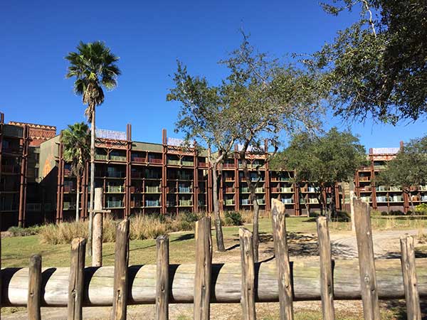 The grounds at Disney's Animal Kingdom Lodge, which could be connected to the Animal Kingdom park with a pedestrian walkway.