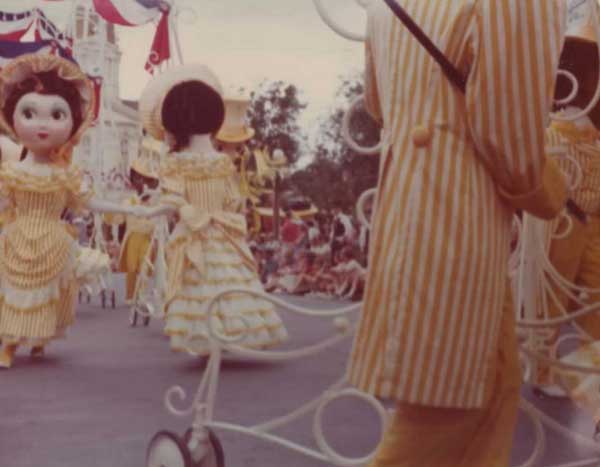 Performers in America on Parade at Disney World