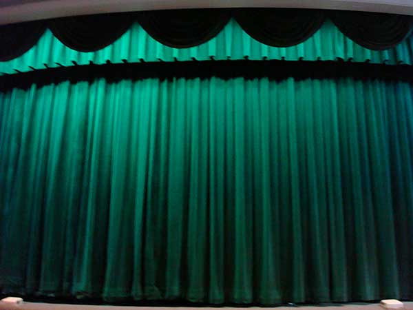 The curtains of the Carousel of Progress at Walt Disney World.