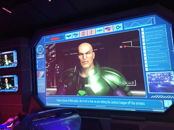 Lex Luthor in the Justice League: Battle for Metropolis ride