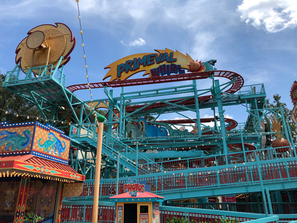 Primeval Whirl is the lowest ranked coaster on this list and now is extinct.