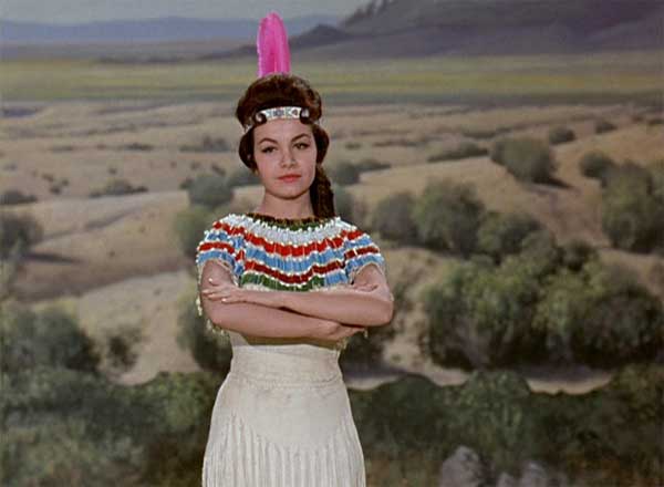 Annette Funicello in the unfortunate Buffalo Roundup song from the Golden Horseshoe Revue TV episode.