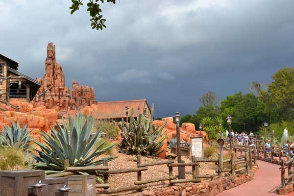 Coasters like Big Thunder Mountain Railroad at the Magic Kingdom in Walt Disney World have amazing theming.