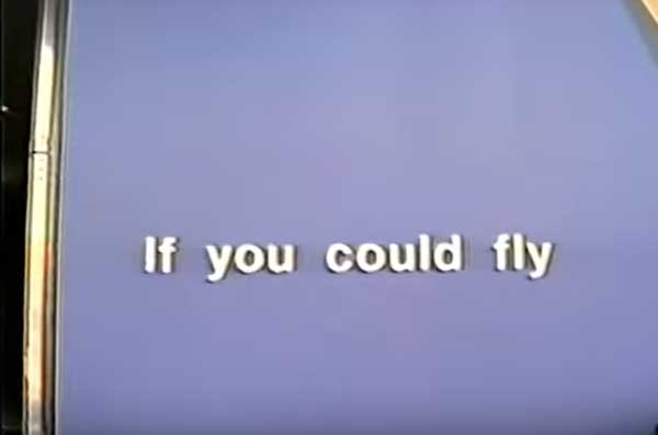The sign of If You Could Fly at Walt Disney World.
