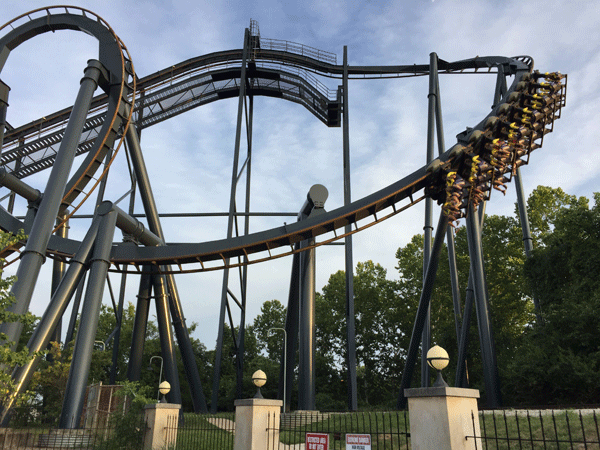 Batman: The Ride has been a classic inverted coaster for several decades.