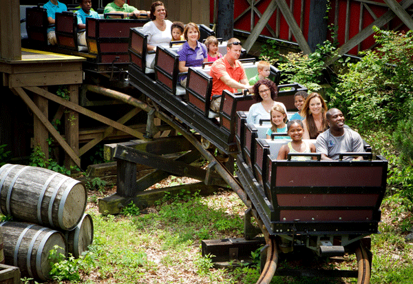 The River King Mine Train at Six Flags St. Louis is number 6 on my list.