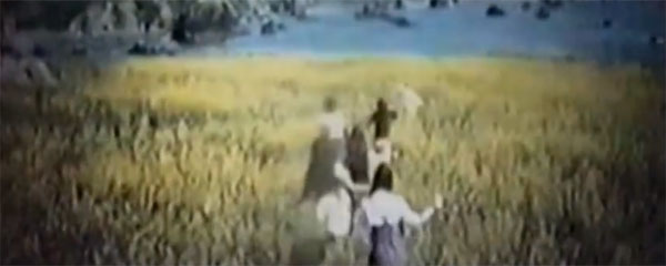 Kids frolic in the fields in Magic Journeys, a 3D Disney film.