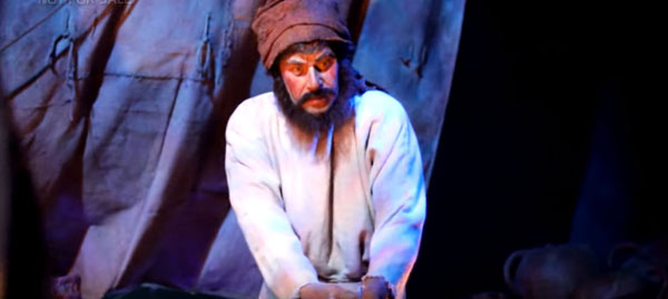 A Phoenician trader sells his wares in the 2007 edition of Spaceship Earth.