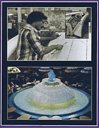 The striking fountain at the Land pavilion at EPCOT is still missed today.