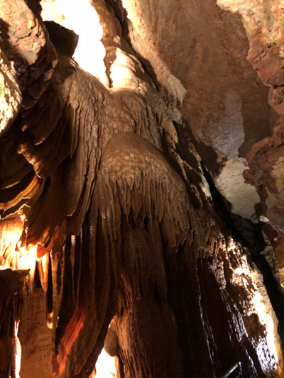 A gorgeous shot of Marvel Cave at Silver Dollar City, which has some many amazing views.