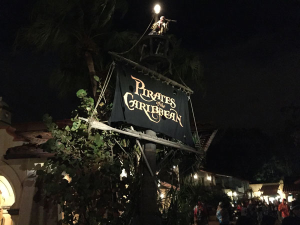 Pirates of the Caribbean at Walt Disney World is not a favorite but is still a solid attraction.