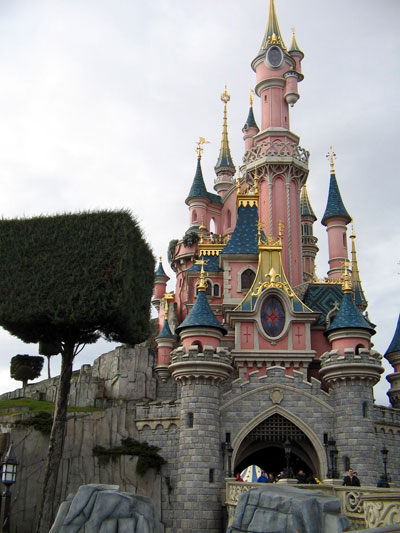Tom K. Morris designed this gorgeous Sleeping Beauty Castle at Disneyland Paris.
