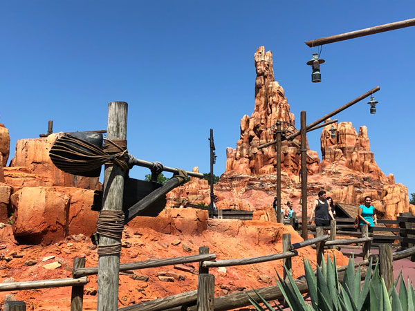 Glenn Barker worked closely on the sound for Big Thunder Mountain Railroad, which remains a classic attraction.