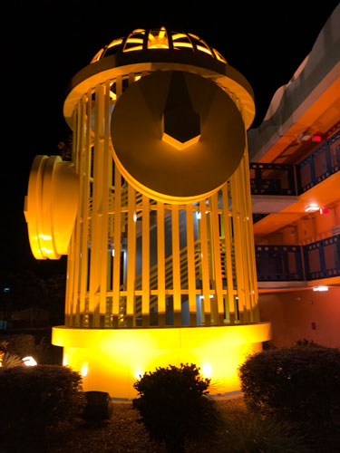 The fire hydrant staircase in the 101 Dalmations section of the All-Star Movies resort is impressive.