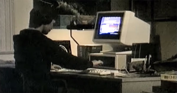 The first two versions of Spaceship Earth included scenes of early home computers.