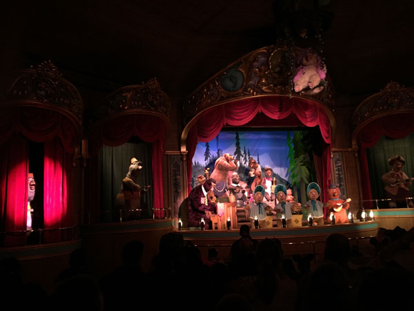 Joe Herrington has worked on the sound for many attractions like Country Bear Jamboree.