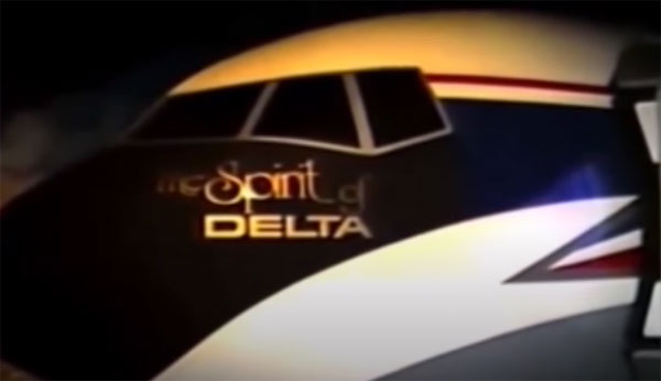 Dreamflight's queue included this remarkable Spirit of Delta plane.