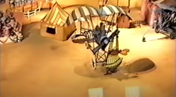 Shots of early flying machines from Delta's attraction in Tomorrowland at Walt Disney World.