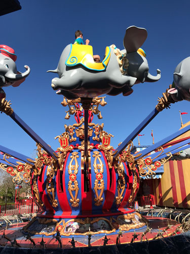 Dumbo the Flying Elephant remains a wonderful spinner that's fun for the whole family at The Magic Kingdom.