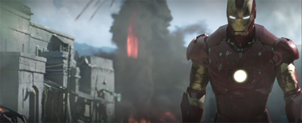 iron man explosion