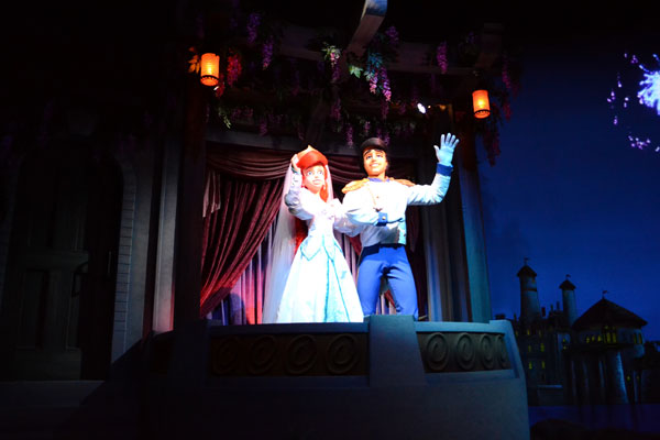This scene is an unfortunate one from Under the Sea ~ Journey of The Little Mermaid at Walt Disney World.
