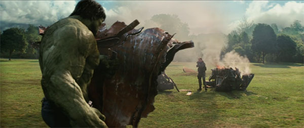The Hulk gets ready to battle Emil Blonsky in a great shot from The Incredible Hulk.