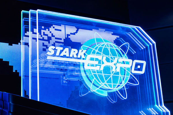 The Stark Expo at Hong Kong Disneyland is a cool preshow for the Iron Man Experience.