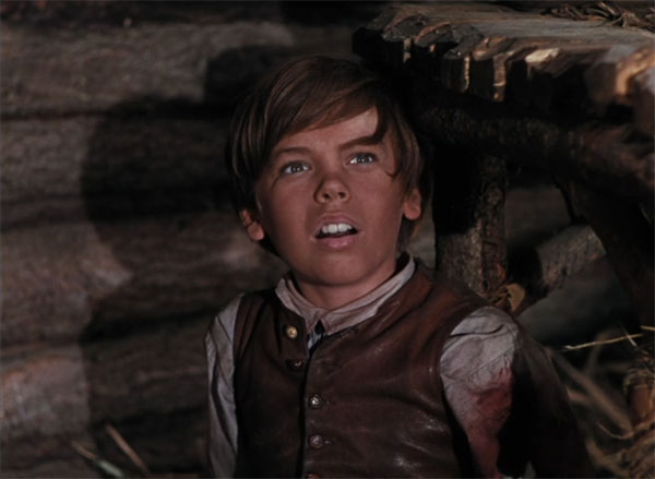 Bobby Driscoll looks confused for much of Treasure Island, but that's pretty normal for Jim Hawkins.