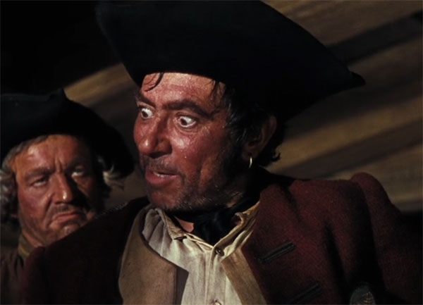 Robert Newton is incredible in an iconic performance as Long John Silver in Treasure Island.