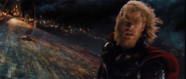 Chris Hemsworth is convincing as the God of Thunder in his first big role.