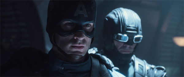 Chris Evans' Captain America faces down The Red Skull in a tense scene of his first MCU film.