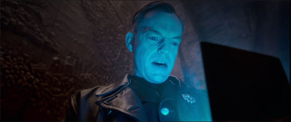 Hugo Weaving discovers The Tesseract in Norway as The Red Skull.