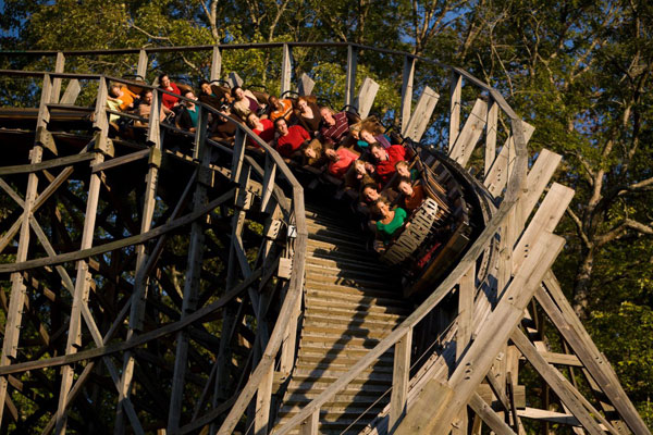Thunderhead is one of the coolest looking coasters at Dollywood.
