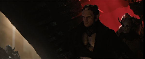 Christopher Eccleston plays the villain Malakith in Thor: The Dark World.