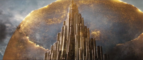 Thor: The Dark World includes shots like this that could easily come from Stargate Atlantis.