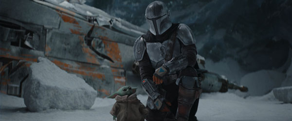 The Mandalorian and Grogu arrive on an ice planet during Season 2.