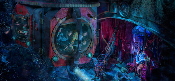 20,000 Leagues Under the Sea is very different from Disney's other submarine rides.
