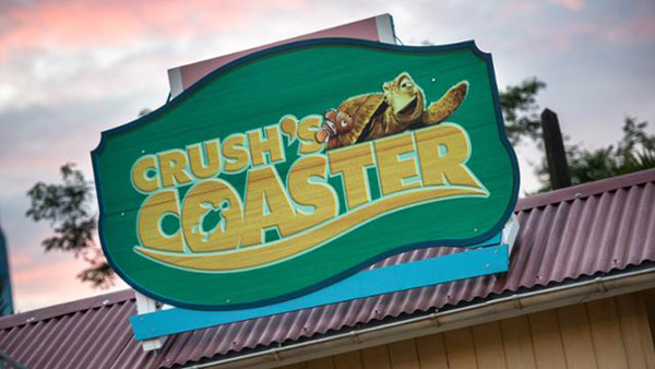 Crush's Coaster is a very popular indoor spinning coaster at the Walt Disney Studios park in Paris.