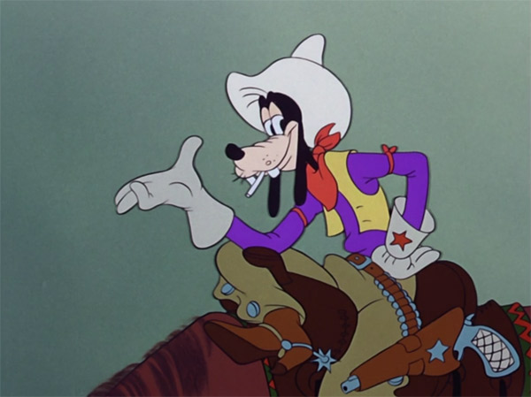 The Disney film Saludos Amigos includes a warning about content, including Goofy smoking.
