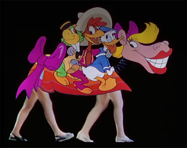 The Three Caballeros ends with one of the strangest sequences in any Disney animated film.