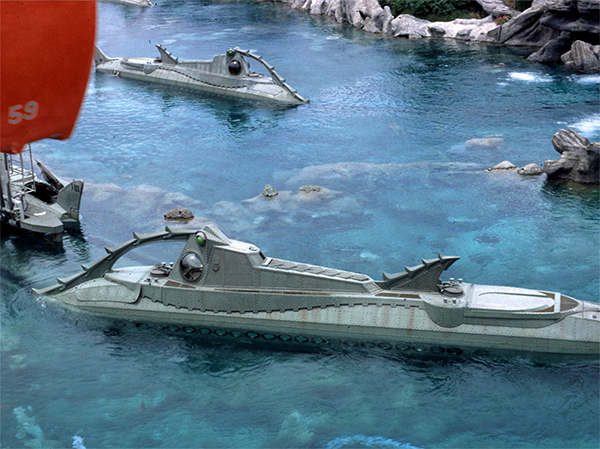 The Nautilus subs of 20,000 Leagues Under the Sea were an incredible sight.