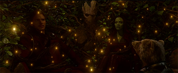 Groot sacrifices himself and saves his friends in Guardians of the Galaxy.