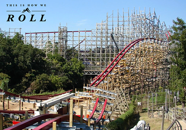The New Texas Giant was the first roller coaster project for RMC.