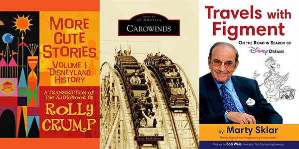 Hoopla offers digital access to great theme park books by Marty Sklar, Rolly Crump, and a lot more.