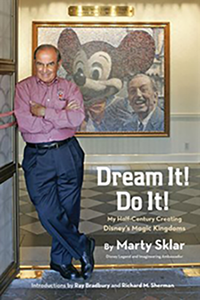 Three books by Marty Sklar are available to borrow through Hoopla.