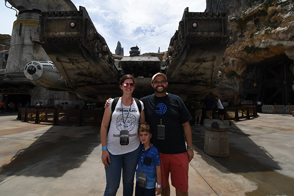 Imagineer Daniel Joseph and his family visit Star Wars: Galaxy's Edge and the Millennium Falcon.